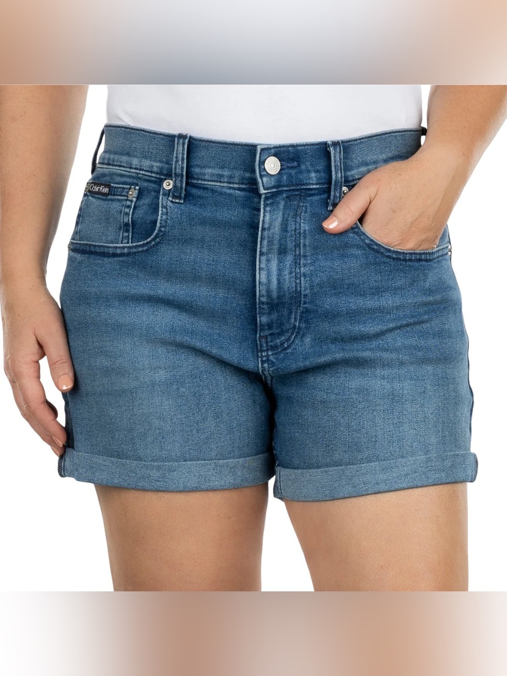Calvin Klein - High Rise Denim Women's Shorts